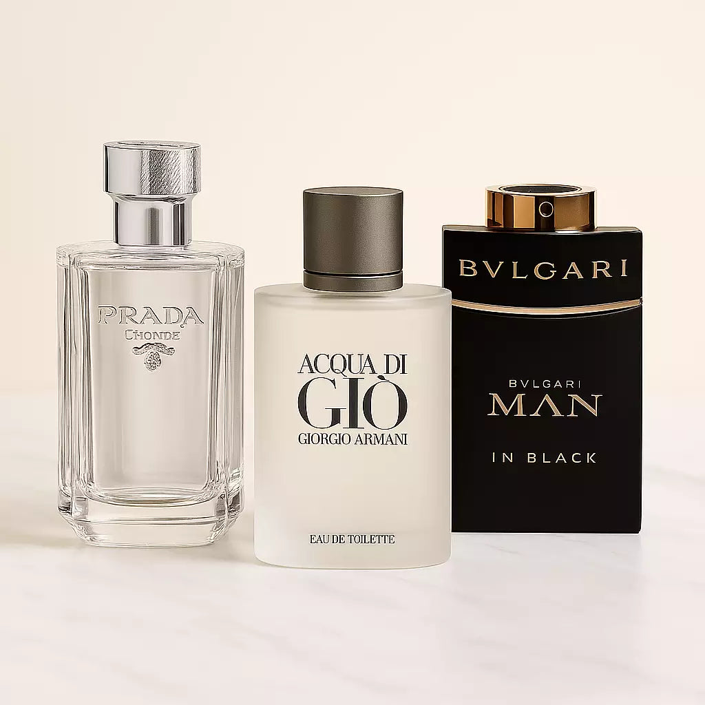 ACQUISTA 1 PRENDI 3 - Prada L’Homme | Giorgio Armani Acqua di Giò | Bvlgari Man In Black 100ml ®